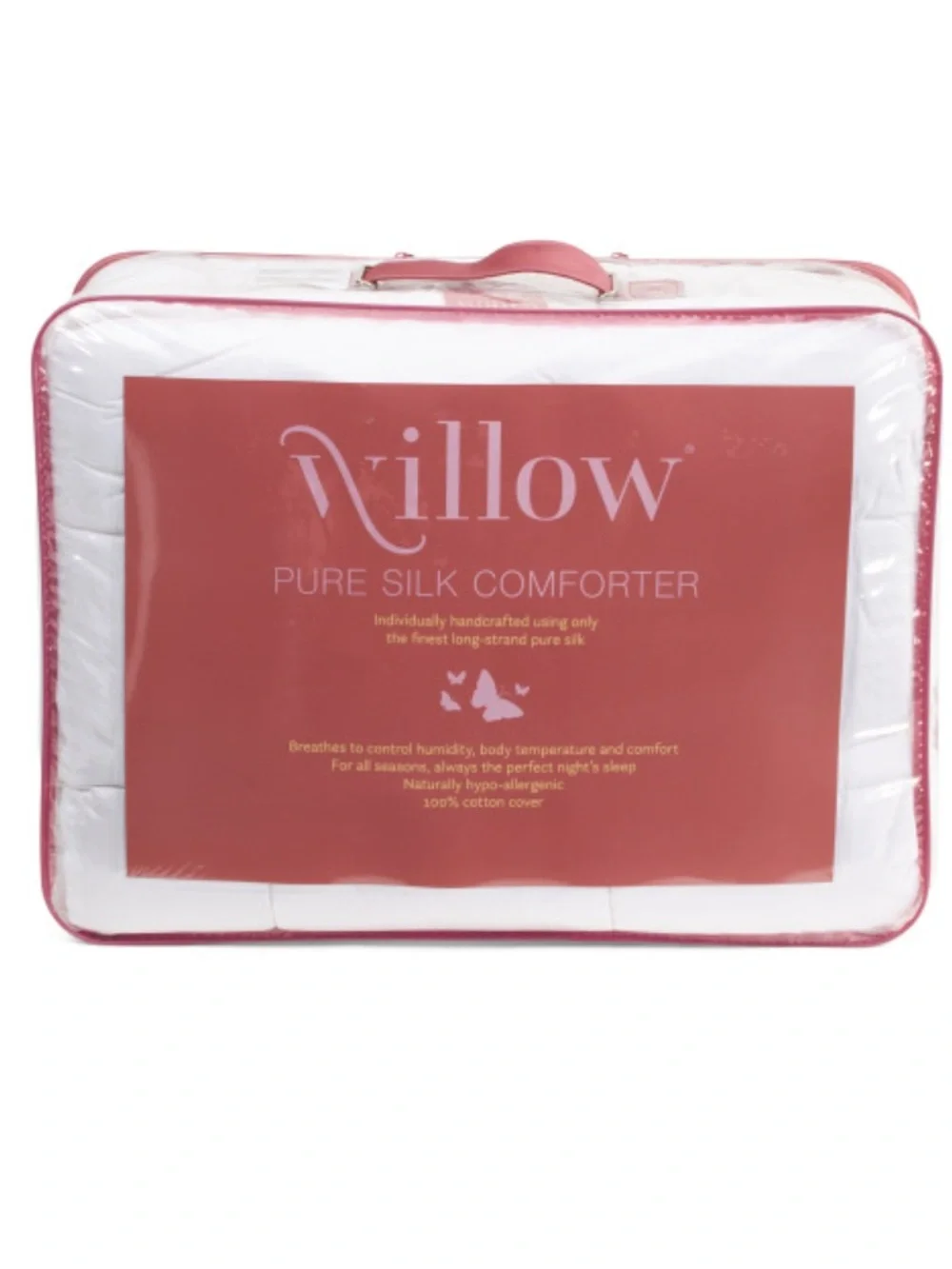 Willow Silk Filled Comforter in White